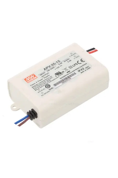 Mean Well - Mean Well APV-35-15 36W CV Led Sürücü