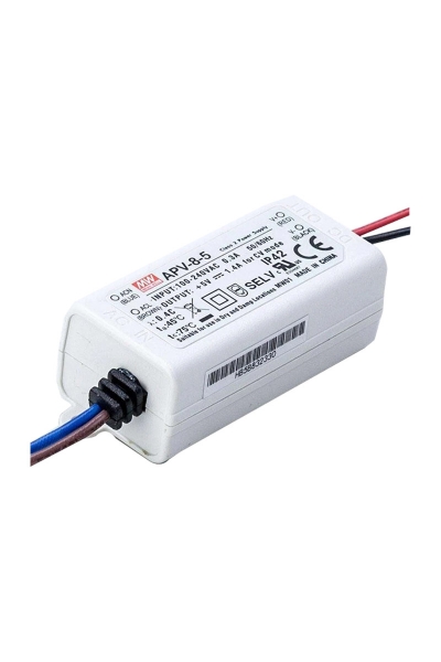 Mean Well - Mean Well APV-8-5 7W 5V 1.4A Led Sürücü