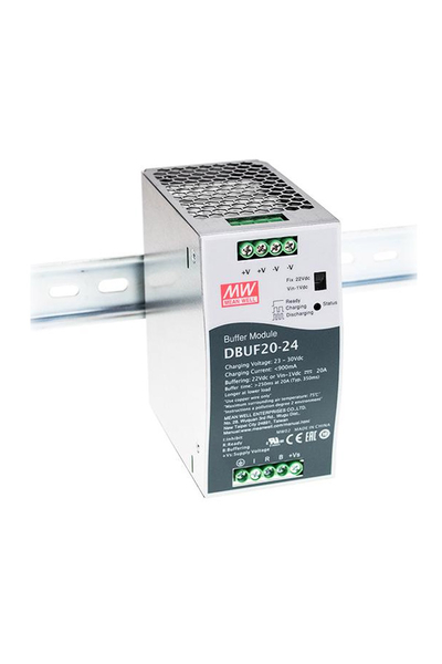 Mean Well - Mean Well DBUF20-24 24V DC 20A DIN Raylı Tampon Modülü
