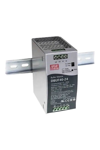 Mean Well DBUF40-24 250ms 22VDC 40A DIN Raylı Tampon Modülü