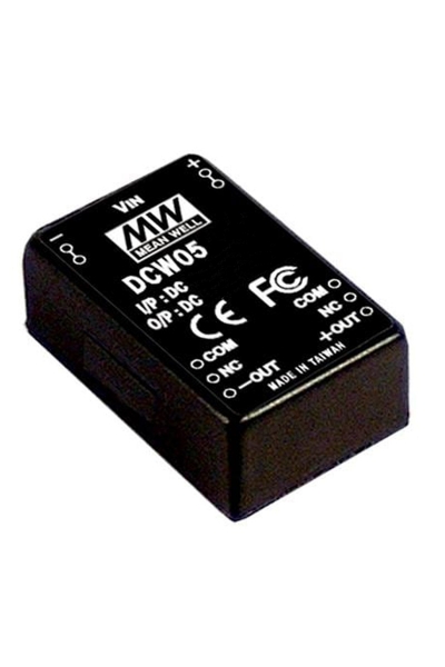 Mean Well DCW05B-15 5-6W 24V 190mA DC-DC Dönüştürücü Mean Well DCW05B-15 5-6W 24V 190mA DC-DC Dönüştürücü