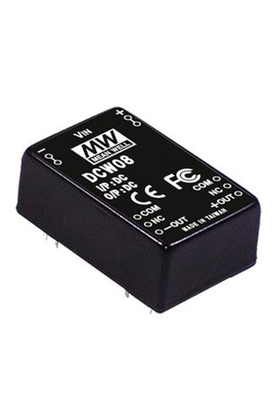 Mean Well - Mean Well DCW08B-05 8W 5V-5V 800mA DC-DC Dönüştürücü