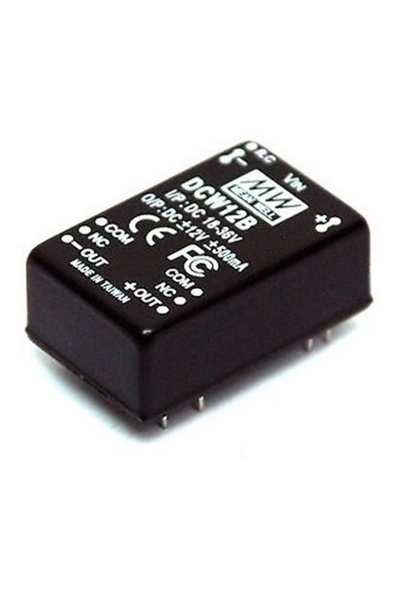 Mean Well - Mean Well DCW12B-05 12W 12V-12V 1200mA DC-DC Dönüştürücü
