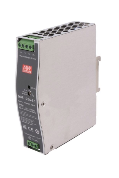 Mean Well DDR-120A-12 99.6W DIN Ray Sistem Yalıtılmış DC/DC Dönüştürücü