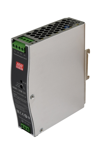 Mean Well - Mean Well DDR-120B-24 120W DIN Ray Sistem Yalıtılmış DC/DC Dönüştürücü Mean Well - Mean Well DDR-120B-24 120W DIN Ray Sistem Yalıtılmış DC/DC Dönüştürücü
