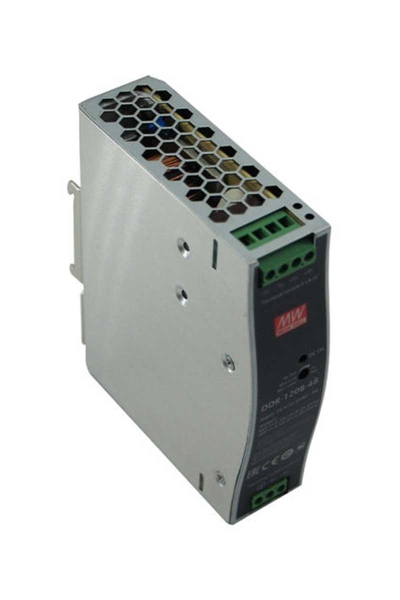 Mean Well DDR-120B-48 120W 16.8-33.6VDC 48VDC 2.5A DIN Tek Çıkışlı Ray Montajlı Dönüştürücü - Thumbnail