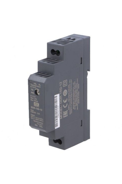 Mean Well DDR-15G-12 15W 9-36VDC 12VDC 1.25A DIN Tek Çıkışlı Ray Montajlı Dönüştürücü