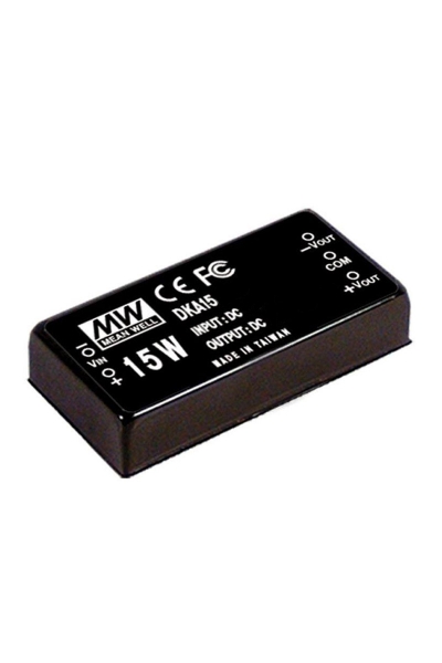 Mean Well DKA15A-05 15W Regüleli Tek Ve İki Çıkışlı DC-DC Dönüştürücü