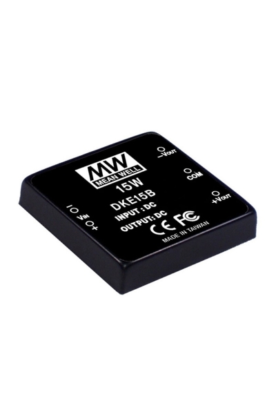 Mean Well DKE-15B-15 15W 15V 500mA DC-DC Dönüştürücü Mean Well DKE-15B-15 15W 15V 500mA DC-DC Dönüştürücü