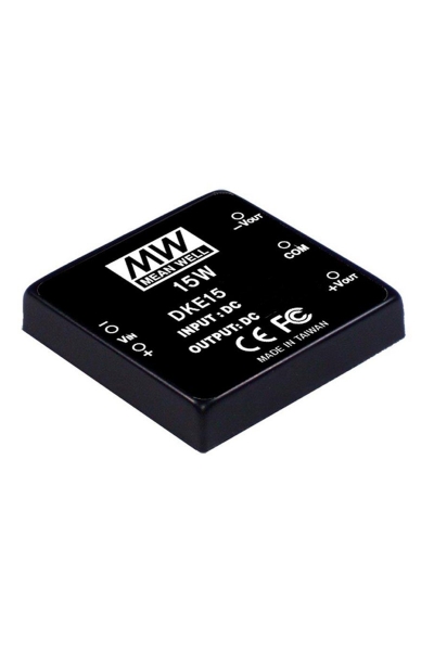 Mean Well DKE15B-12 15W Regüleli Tek Ve İki Çıkışlı DC-DC Dönüştürücü