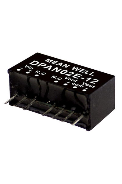 Mean Well DPAN02E-12 4.5-9VDC +-12VDC 0.083A PCB Montajlı Dönüştürücü