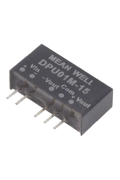 Mean Well DPU01M-15 +-15V DC 0.033A PCB Montajlı DC-DC Dönüştürücü