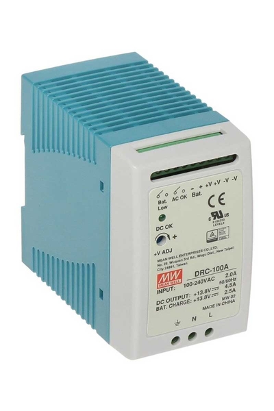 Mean Well DRC-100A 100W 13.8V-13.8V 4.5A-2.5A Ups - Thumbnail