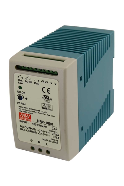 Mean Well DRC-100B 100W 27.6V-27.6V 2.2A-1.2A Ups - Thumbnail