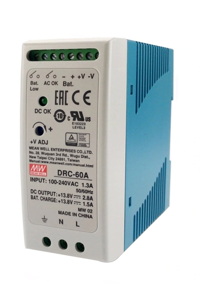 Mean Well - Mean Well DRC-60A 60W 13.8V-13.8V 2.8-1.5A Ups