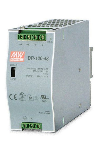 Mean Well - Mean Well DRH-120-48 120W 48V 2.5A Led Sürücü Mean Well - Mean Well DRH-120-48 120W 48V 2.5A Led Sürücü