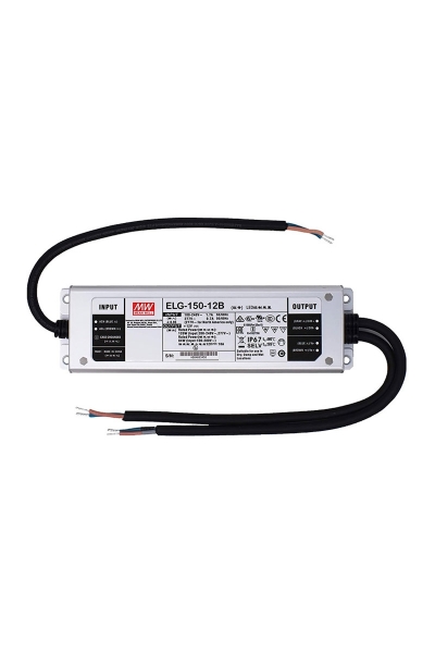 Mean Well ELG-150-12B-3Y 150W 12V DC 10A Karma Mod Tek Çıkışlı Led Sürücü