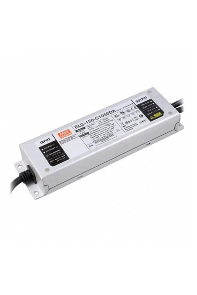 Mean Well ELG-150-C1050DA 143V DC 1.05A DALI PFCli AC-DC Tek Çıkışlı Led Sürücü