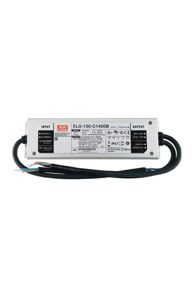 Mean Well ELG-150-C1400B-3Y 150W 107V DC 1.4A PFCli Tek Çıkışlı Led Sürücü