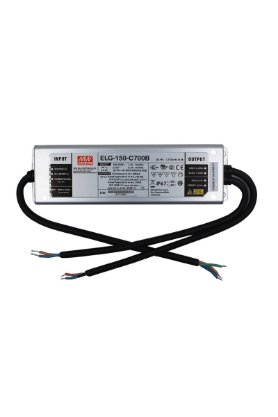 Mean Well ELG-150-C700B-3Y 150W 214V DC 0.7A PFCli Tek Çıkışlı Led Sürücü