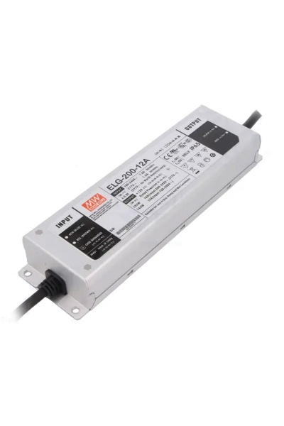 Mean Well - Mean Well ELG-200-12A 192W 12V 16A Led Sürücü Mean Well - Mean Well ELG-200-12A 192W 12V 16A Led Sürücü