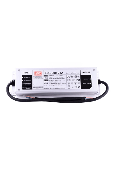 Mean Well ELG-200-24A-3Y 24V DC 8.4A Karma Mod AC-DC Tek Çıkışlı Led Sürücü