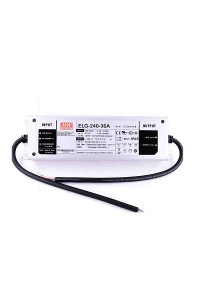 Mean Well ELG-240-36A-3Y 36V DC 6.66A Karma Mod AC-DC Tek Çıkışlı Led Sürücü