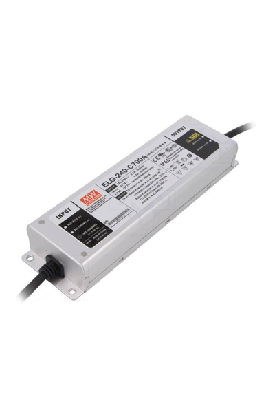 Mean Well ELG-240-C700DA-3Y 343V DC 0.7A DALI PFCli AC-DC Tek Çıkışlı Led Sürücü