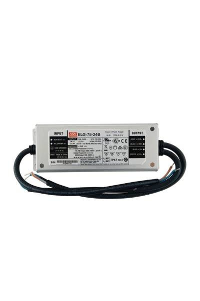 Mean Well ELG-75-24B-3Y 24V DC 3.15A Karma Mod AC-DC Tek Çıkışlı Led Sürücü