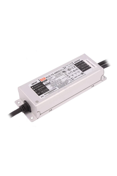 Mean Well ELG-75-48D2-3Y 48V DC 1.6A AC-DC Karma Mod Tek Çıkışlı Led Sürücü