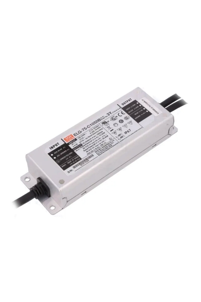 Mean Well ELG-75-C1050B-3Y 71V DC 1.05A Sabit Akım PFCli AC-DC Tek Çıkışlı Led Sürücü