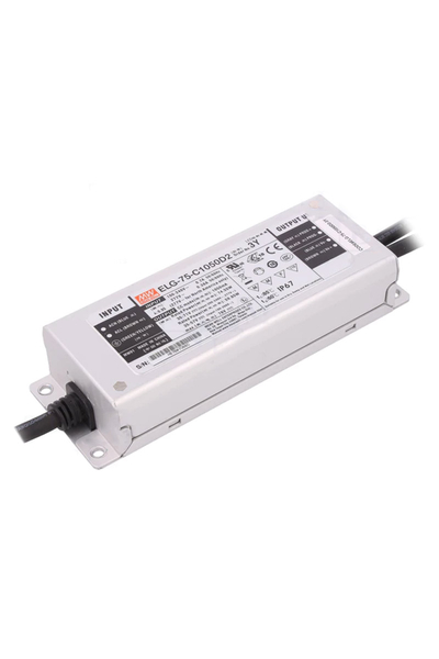 Mean Well ELG-75-C1050D2-3Y 71V DC 1.05A AC-DC Sabit Akım Tek Çıkışlı Led Sürücü
