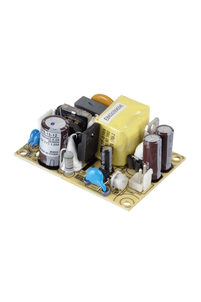 Mean Well EPS-15-12 15W 12VDC 1.25A Tek Çıkışlı Açık Kasa Power Supply