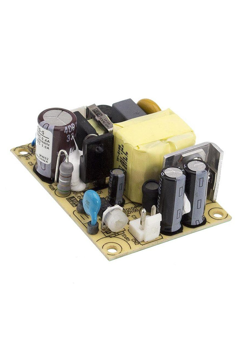 Mean Well Eps-15-15 15v Dc 1a Tek Çıkışlı Açık Kasa Güç Kaynağı