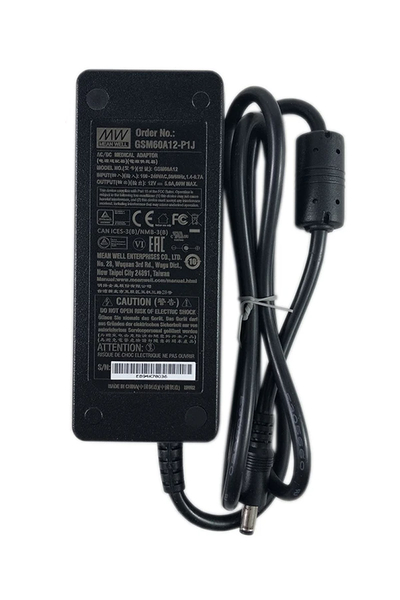Mean Well - Mean Well GSM60A12-P1J 12V DC 5A AC-DC Desktop Tipi Medikal Şarj Adaptörü Mean Well GSM60A12-P1J 12V DC 5A AC-DC Desktop Tipi Medikal Şarj Adaptörü - Thumbnail