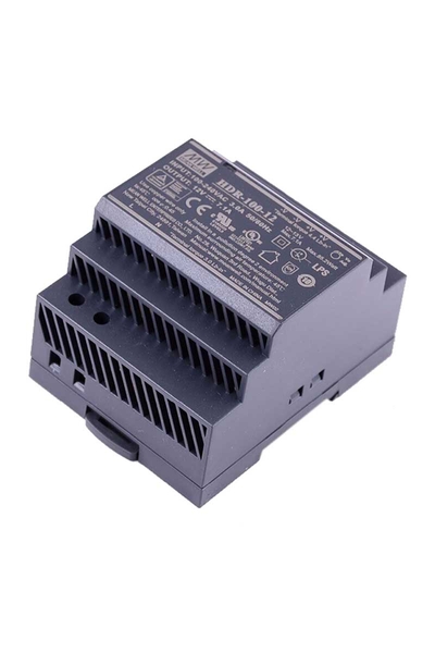 Mean Well HDR-100-12 85W Yeni Seri Ray Montaj - Thumbnail