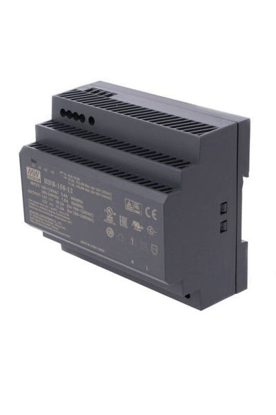 Mean Well HDR-150-12 135W 12VDC 11.3A 85-264VAC Ray Montajlı Power Supply