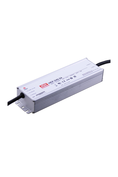 Mean Well HEP-240-24 240W 24VDC 10A IP68 Fansız Tek Çıkışlı Endüstriyel Power Supply