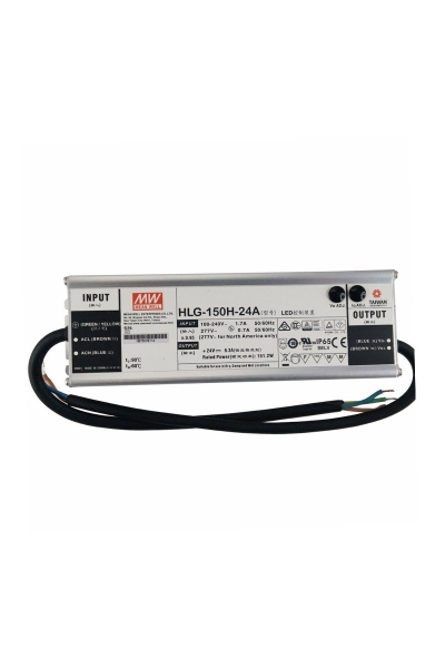 Mean Well HLG-150H-24A 150W 24V 6.3A Led Sürücü
