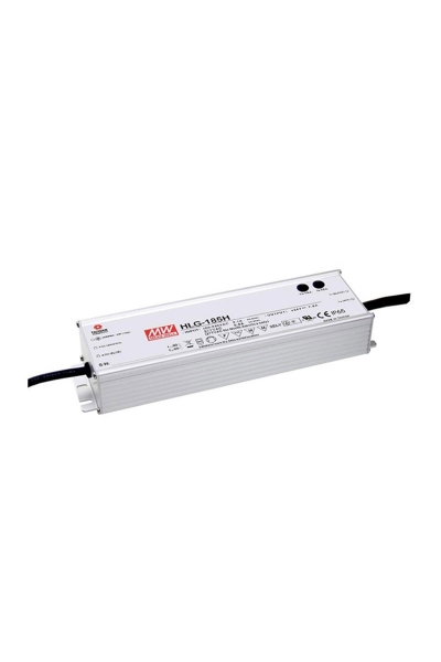Mean Well - Mean Well HLG-185H-12 185W Sabit Voltaj Tek Çıkışlı LED Sürücü