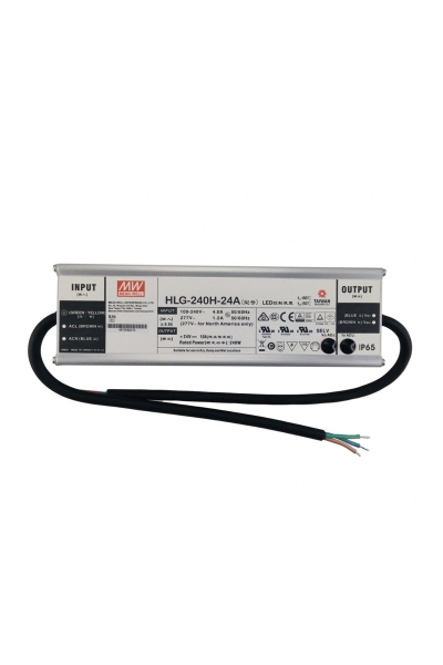 Mean Well HLG-240H-24A 240W 24V 10A Led Sürücü