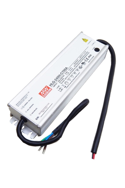 Mean Well HLG-240H-C700A 250W Sabit Akım Tek Çıkışlı LED Sürücü