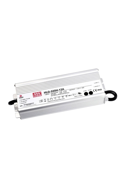 Mean Well HLG-320H-12A 264W 12V 22A Led Sürücü Mean Well HLG-320H-12A 264W 12V 22A Led Sürücü