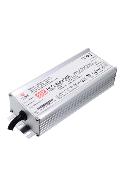 Mean Well - Mean Well HLG-40H-54B 40W Sabit Voltaj Tek Çıkışlı LED Sürücü