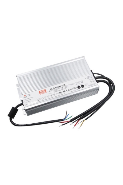 Mean Well HLG-600H-36A 600W Sabit Voltaj Tek Çıkışlı LED Sürücü
