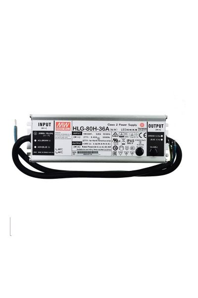 Mean Well - Mean Well HLG-80H-36A 82.8W 36V 2.3A Led Sürücü