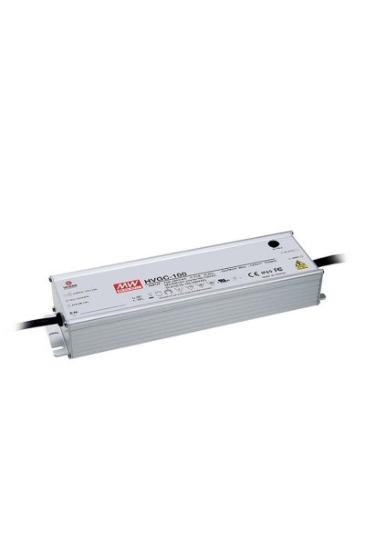 Mean Well - Mean Well HVGC-100-350B 100W Sabit Akım Tek Çıkışlı LED Sürücü