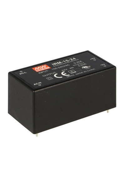 Mean Well - Mean Well IRM-15-24 15W 24V 0.63A Ac-Dc Power Modül