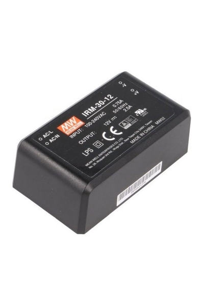 Mean Well - Mean Well IRM-30-12 30W Tek Çıkışlı Kapsüllenmiş Güç Kaynağı