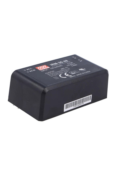 Mean Well IRM-30-48 30W 48VDC 0.63A 85-264VAC Tek Çıkışlı Kapsüllü Power Supply